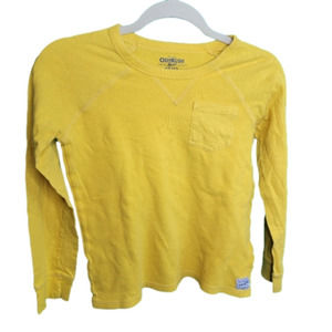 Oshkosh Boys Large Yellow Long Sleeve Shirt